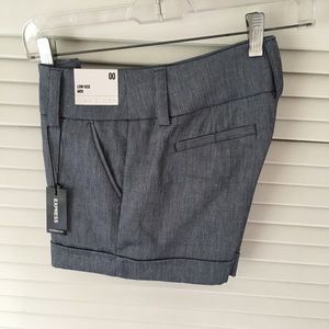 Express low rise midi denim blue color brand new